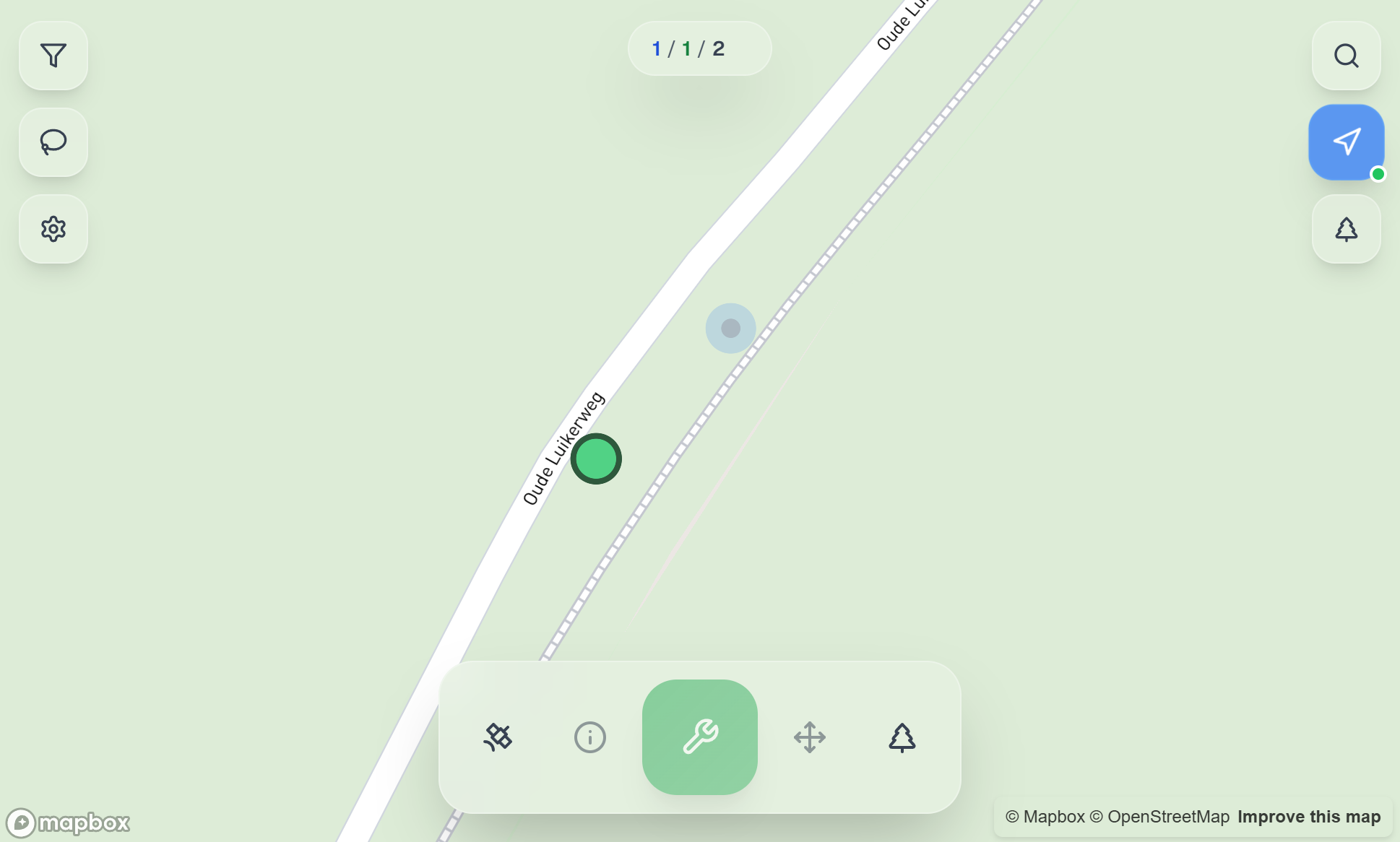 Interactive map interface